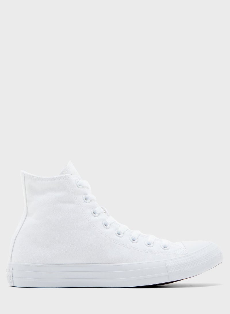 كونفرس Men's Chuck Taylor All Star Mono High Top Sneakers White  - Image 1