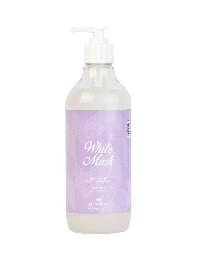 White Musk Body Wash Clear 500ml - pnsku/N51884142A/45/_/1716197840/cd326e10-3bc4-4104-bbc9-e8761f2dcab0