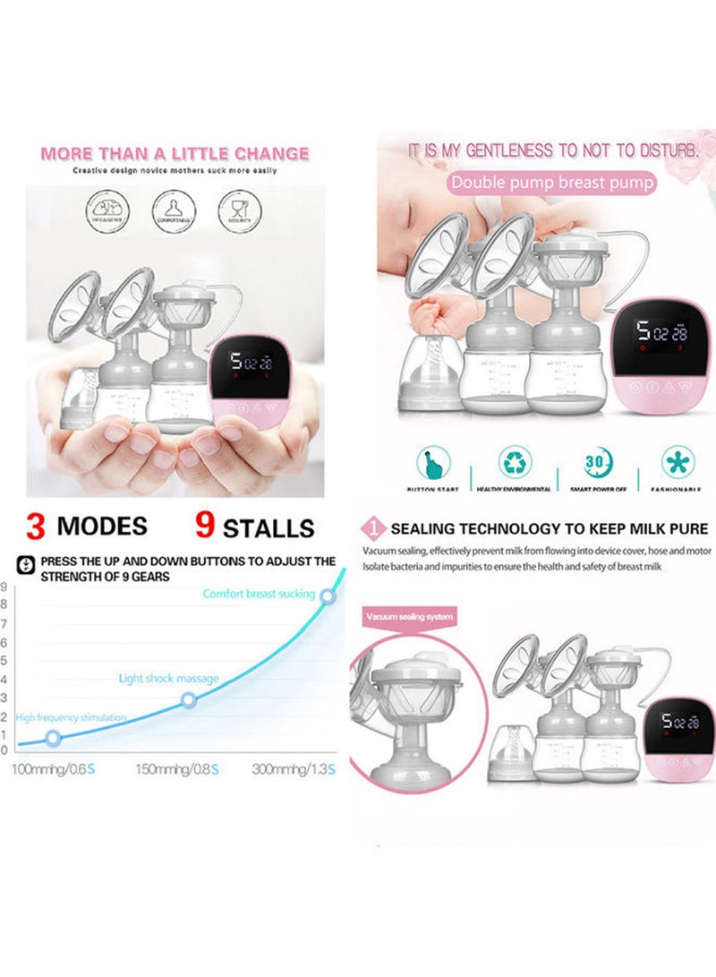 Kidle - Portable Rechargeable Electric Breast Pump With 3 Pumping And 9 Suction Levels - Image 1