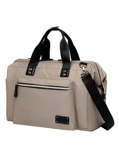 Little Story Zera Mom Dad Diaper Bag - Beige  - Image 1