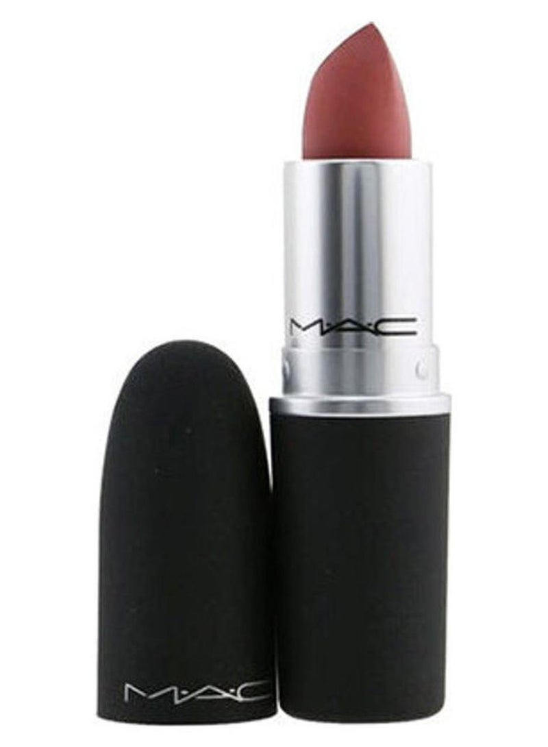 MAC POWDER KISS LIPSTICK BRICKTHROUGH Dark Red - Image 1