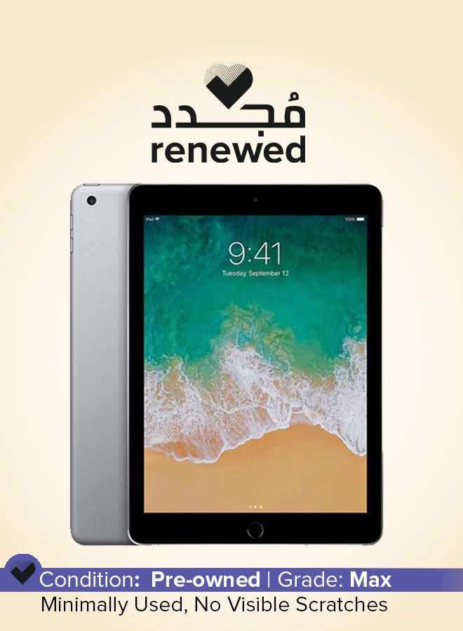 Apple Renewed - iPad 5 (2017) 9.7-Inch 2GB RAM 128GB Wi-Fi Space Grey - Image 1