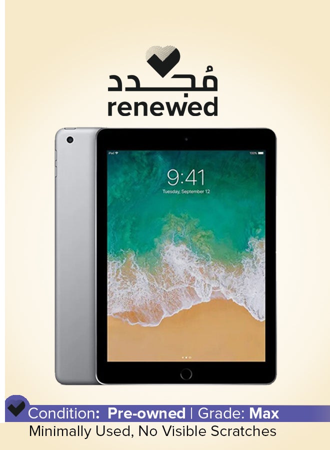 Apple Renewed - iPad 5 (2017) 9.7-Inch 2GB RAM 128GB 4G LTE Space Grey - Image 1