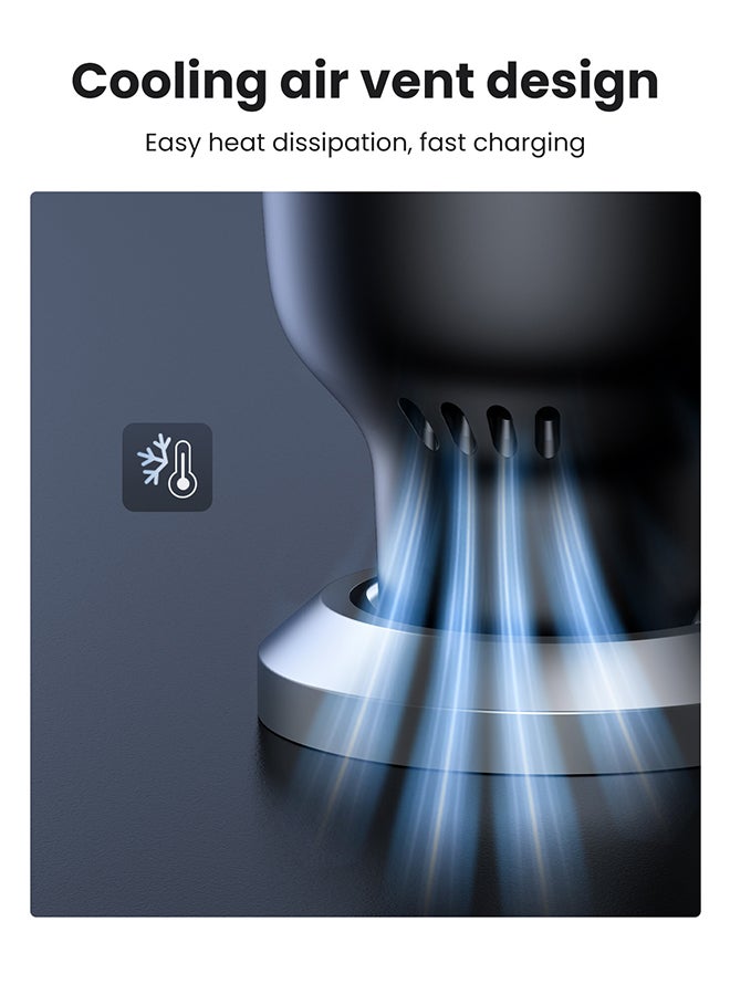 Ugreen - 69W Fast USB C Car Charger Adapter 3 Ports Car Mobile Phone Fast Charging Socket Plug Laptop Car Charger Compatible With iPhone 16 15 Pro Max MacBook Pro Air Samsung S24 S23 Ultra Xiaomi Airpods Black - Image 1