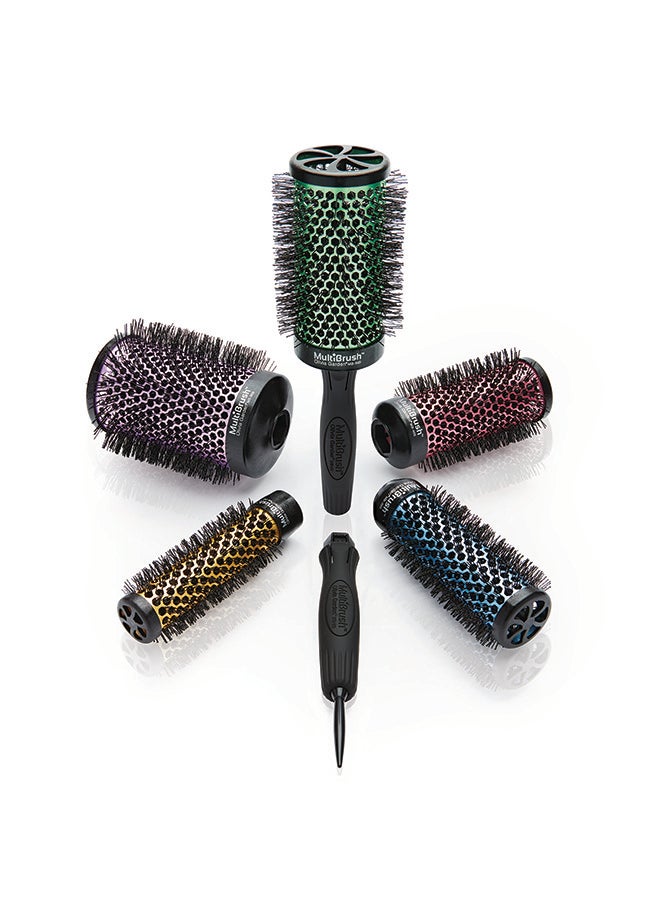 Olivia Garden 6 Pcs MultiBrush Detachable Thermal Styling Hair Brush - Image 3