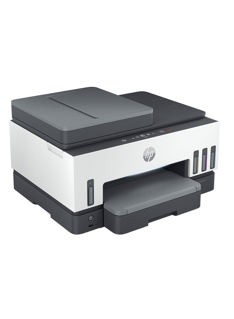 HP Smart Tank 790 All-In-One Duplex Wifi High Capacity Inktank Multi-Function WiFi Color Ink Tank Printer with Voice Activated Printing Google Assistant & Alexa (Borderless Printing) For Print/Copy/Scan with ADF & FAX (Up To 12000 Black, 8000 Colour Pages Of Ink In Box) White/Grey - Image 1