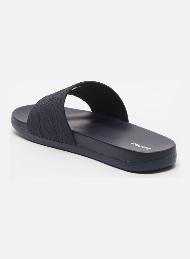 Kappa Men's Textured Slides Blue - Image 3