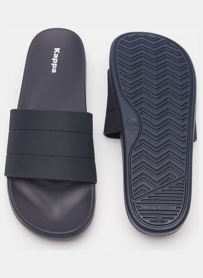 Kappa Men's Textured Slides Blue - Image 5