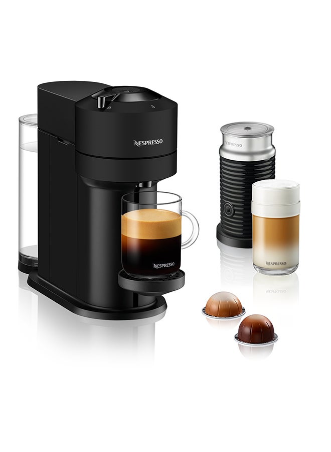 Nespresso - Vertuo Next Bundle Matte 1.1 L 1300 W GCV1-MB-3694-BK Matte Black - Image 1