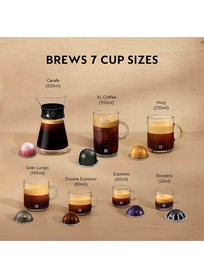 Nespresso - Vertuo Next Bundle Matte 1.1 L 1300 W GCV1-MB-3694-BK Matte Black - Image 1