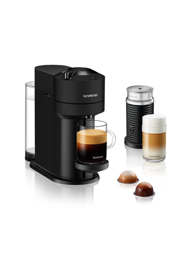 نسبرسو ماكينة صنع القهوة مع ماكينة صنع رغوة الحليب 1.1 L 1300 W GCV1-MB-3694-BK أسود غير لامع - Image 1
