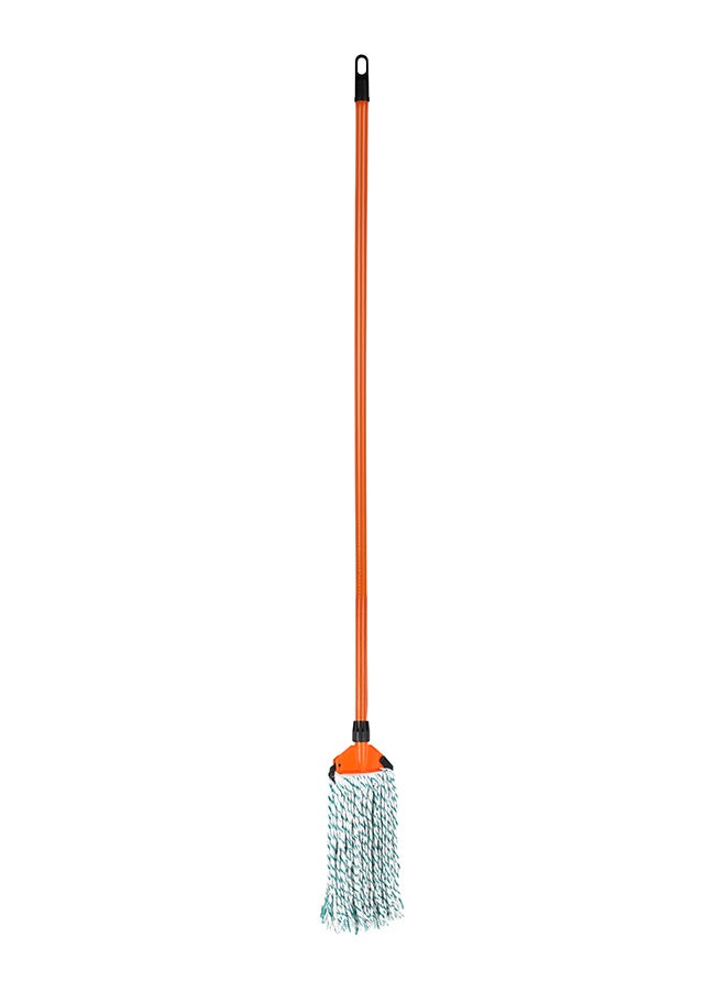 Royalford Royalford Dual Color Cotton Mop for All Types of Surfaces Faster Dehydration Durable Mop, Assorted Multicolour 45x15cm  - Image 1
