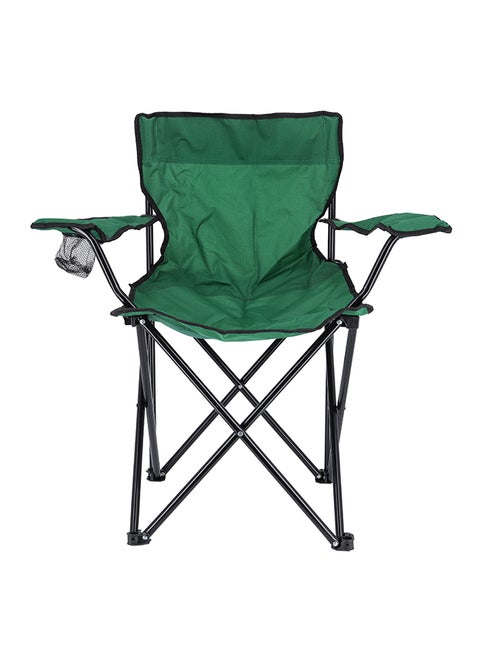 Foldable Camping Chair With Carrying Bag Green 51x51x90cm