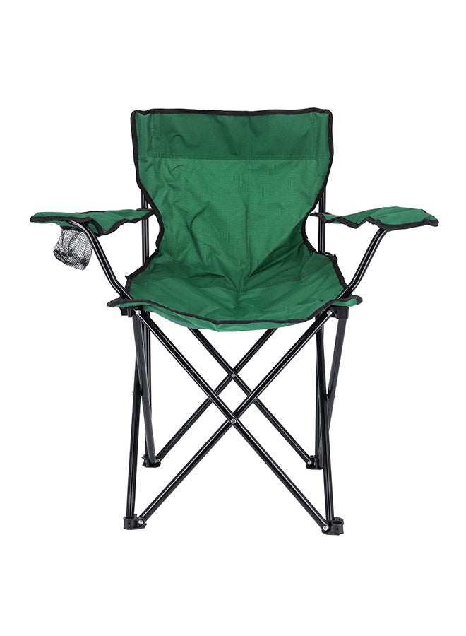 Royalford Foldable Camping Chair With Carrying Bag Green 51x51x90cm  - Image 1