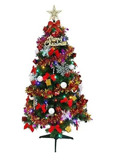 ديكور شجرة الكريسماس مع حامل متعدد الألوان 1.2متر