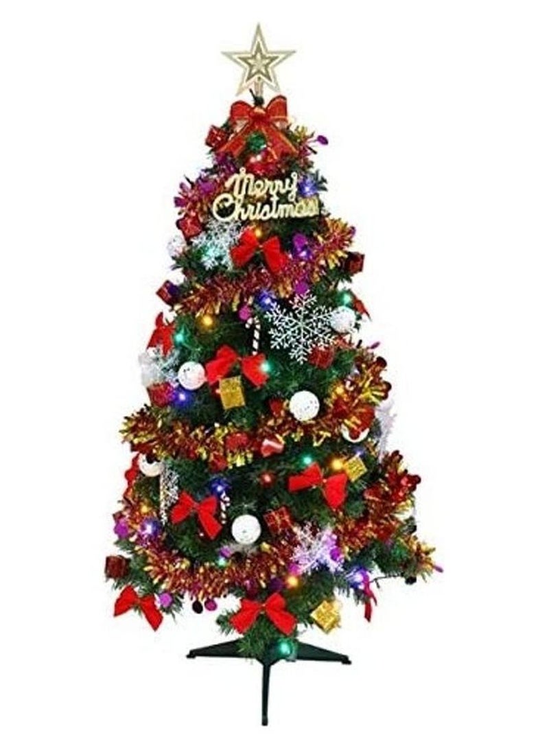 ديكور شجرة الكريسماس مع حامل متعدد الألوان 1.2متر