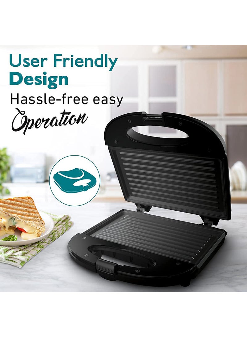 KHIND Double Sandwich Toaster 750 W ST710 Black  - Image 3