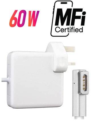 60W Adapter Compatible for Apple Macbook Pro 13-Inch (Early 2015), (Mid 2014), (Late 2013), MagSafe White - pnsku/N51931484A/45/_/1738233297/aa170145-b3c4-45b5-a999-0cfe45d103ca