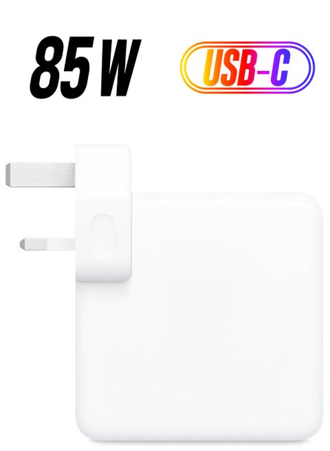 85W Type C Adapter Compatible for Apple MacBook Pro 15 White
