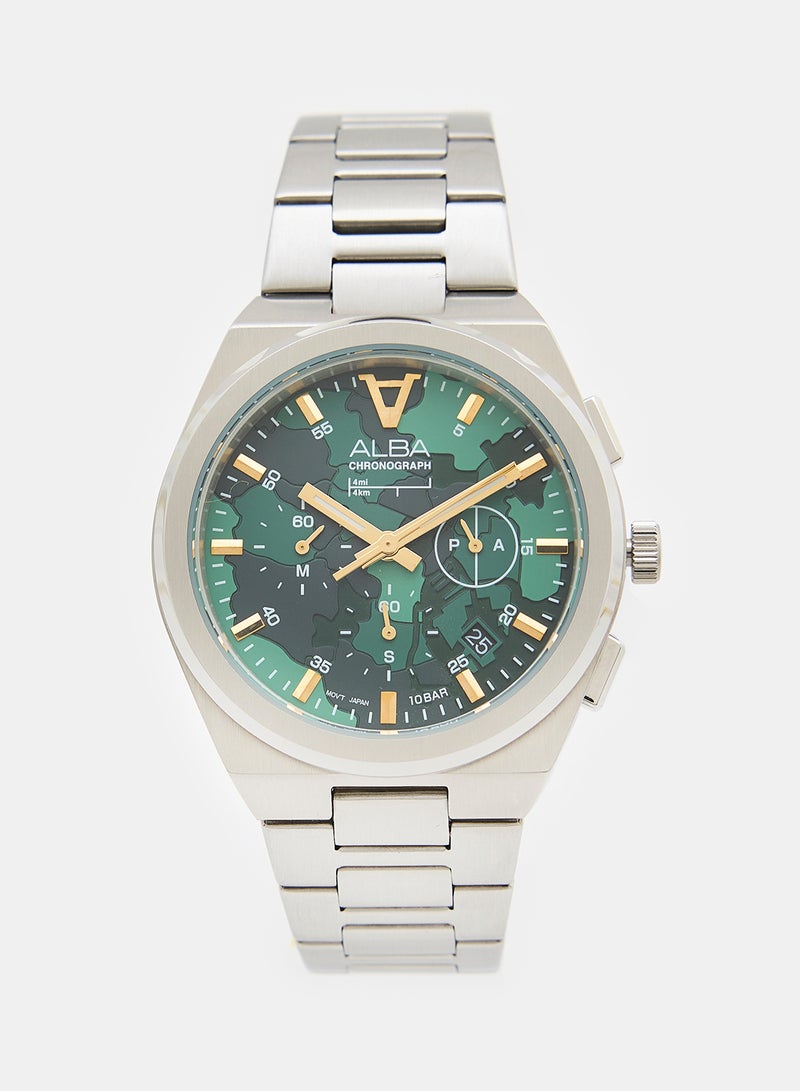 Alba - Men's Stainless Steel  Chronograph Wrist Watch AT3H51X - Image 1