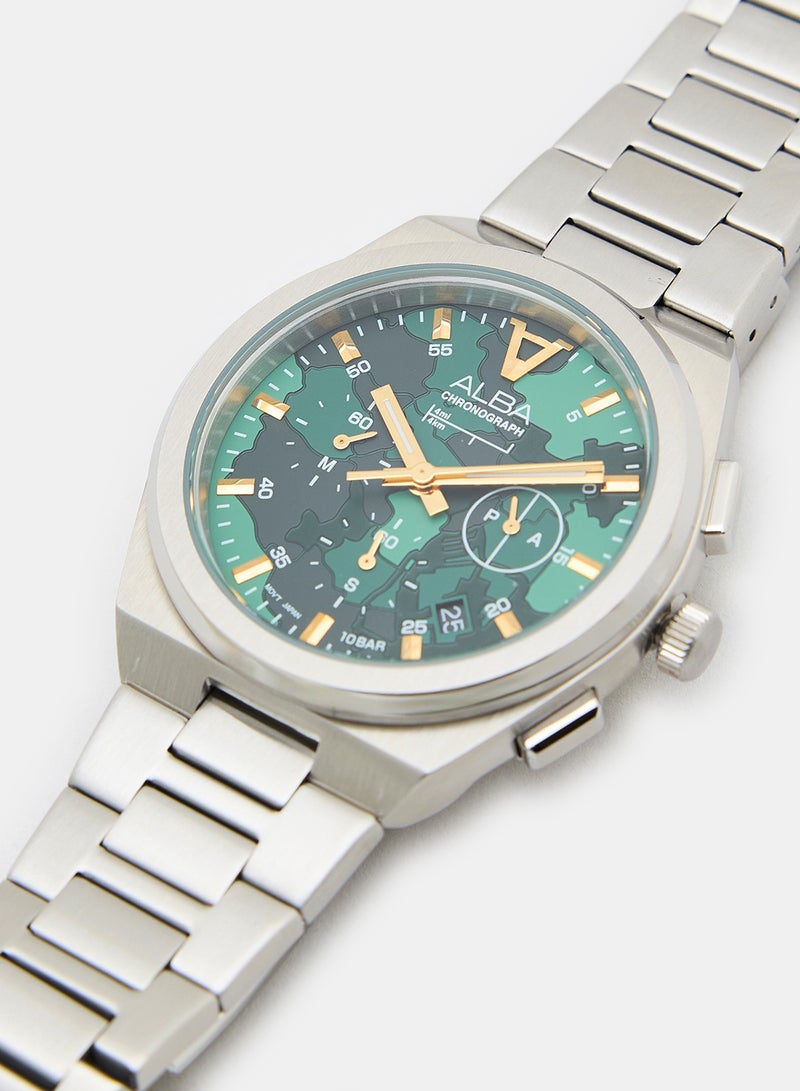 Alba - Men's Stainless Steel  Chronograph Wrist Watch AT3H51X - Image 1