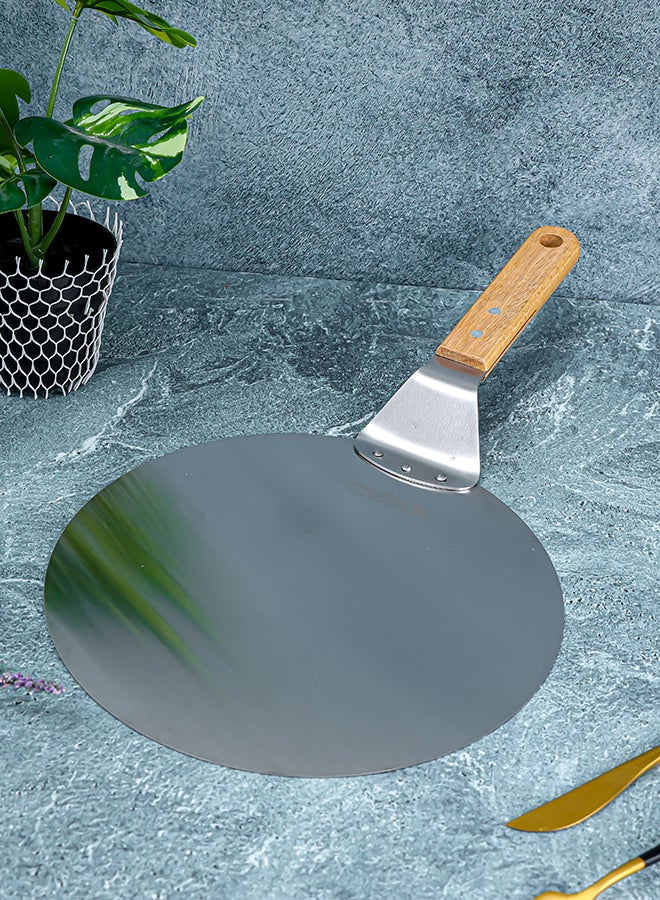 Cheese/Pizza Cutter Black & Silver 43x25x7cm