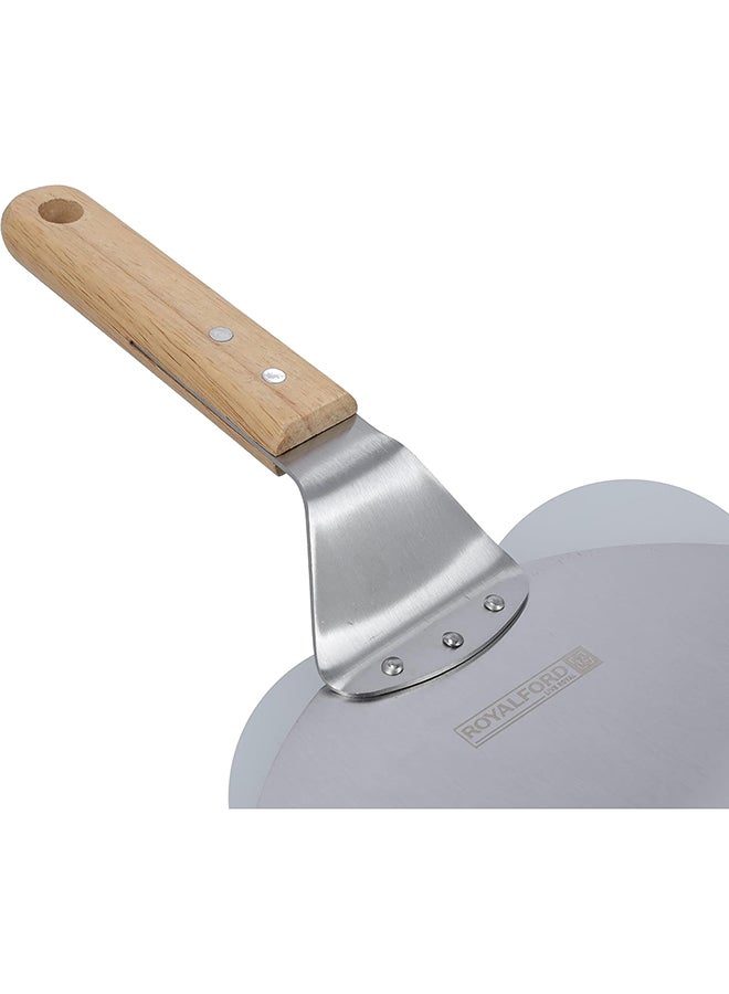 Cheese/Pizza Cutter Black & Silver 43x25x7cm