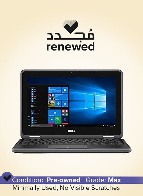 Renewed - Latitude 3189 (2019) Convertible 2-In-1 Laptop With 11.6-Inch Touchscreen Display,Intel Pentium N4200 Processor/4Gb Ram/128Gb Ssd/Integrated Graphics English Grey