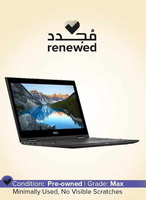 Renewed - Latitude 3390 Convertible 2-In-1 Laptop With 13.3-Inch Touchscreen Display,Intel Core i5 Processor/8th Gen/8GB RAM/256GB SSD/Intel UHD Graphics 620 Black Black