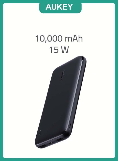 10000 mAh Slim Power Bank 15W PB-N73 Black