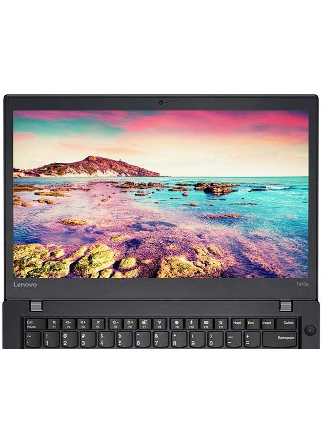 Lenovo - Refurbished - Thinkpad T470S Laptop With 14-Inch Display,Intel Core i7 Processor/7th Gen/8GB RAM/256GB SSD/Intel HD Graphics 4600 English Black - Image 1