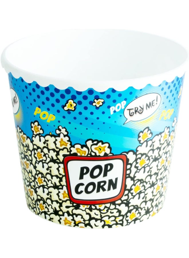 Herevin 2.3 Litre Popcorn & Chips Bowl – Multicolor | Large Capacity Snack Serving Bowl | Lightweight & Durable Plastic Bowl for Popcorn, Chips, Nachos, Fries & Party Snacks | Ideal for Home, Movie Nights & Family Gatherings Blue 34cm - Image 2