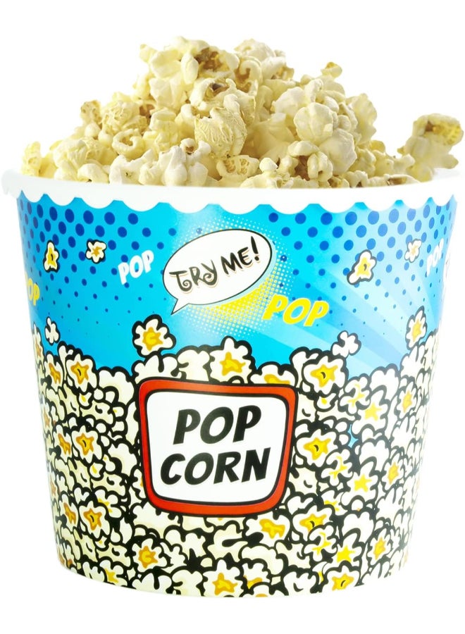 Herevin 2.3 Litre Popcorn & Chips Bowl – Multicolor | Large Capacity Snack Serving Bowl | Lightweight & Durable Plastic Bowl for Popcorn, Chips, Nachos, Fries & Party Snacks | Ideal for Home, Movie Nights & Family Gatherings Blue 34cm - Image 3
