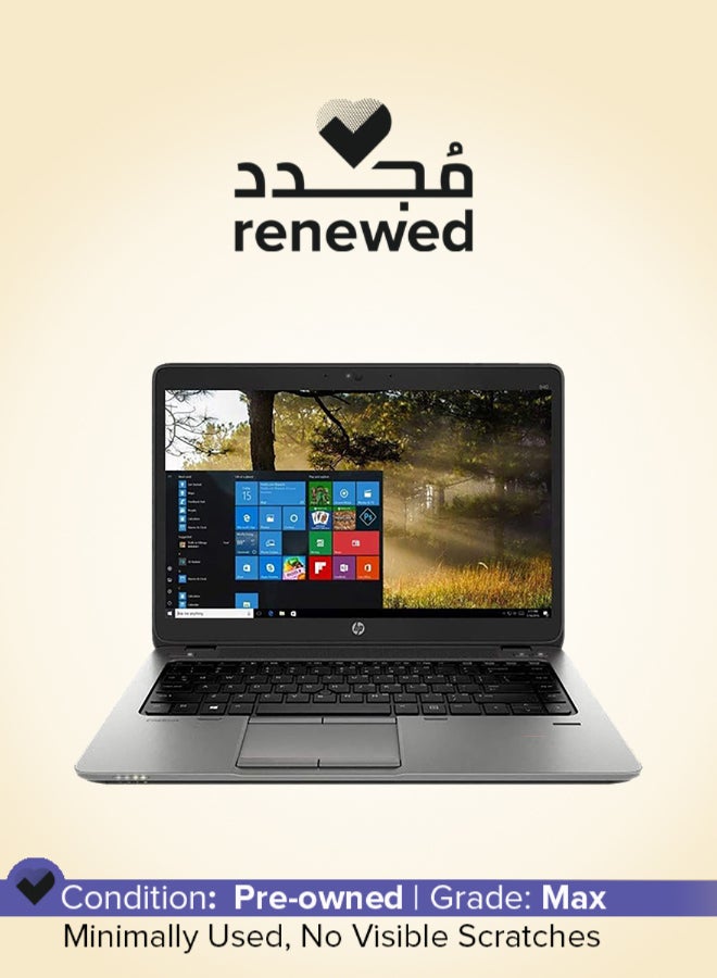 HP تم تجديده - كمبيوتر محمول Elitebook 840 G3 (2016) بشاشة مقاس 14 بوصة ومعالج Intel Core i5/الجيل السادس/ذاكرة وصول عشوائي 8 جيجابايت/محرك أقراص SSD سعة 128 جيجابايت/بطاقة رسومات Intel HD 520 - Image 1