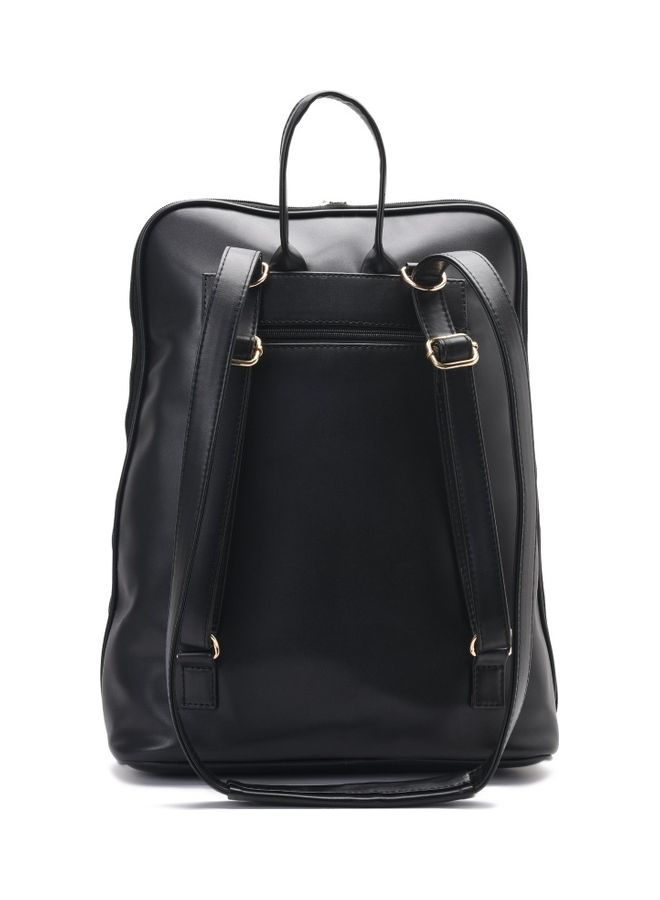 Pavo Fabric Cross Backpack Black - Image 4