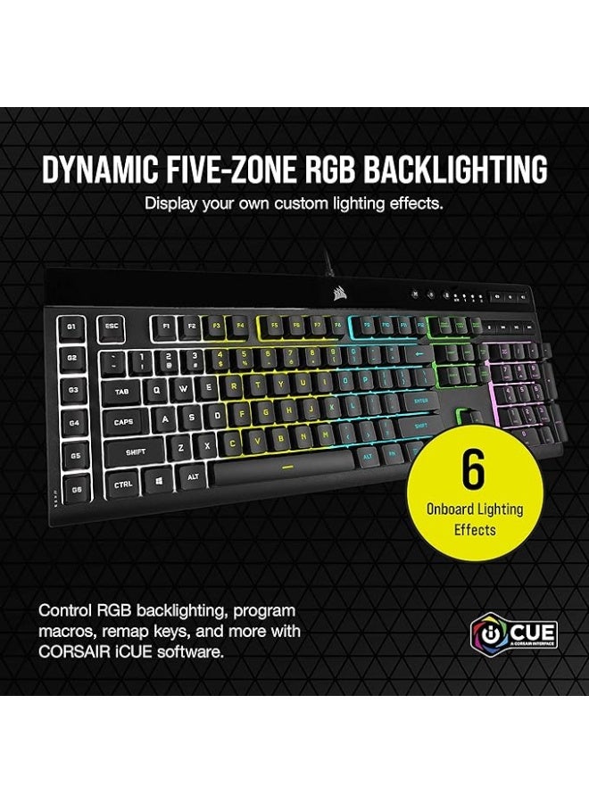 CORSAIR K55 RGB PRO Dynamic Backlighting Keys  - Image 3