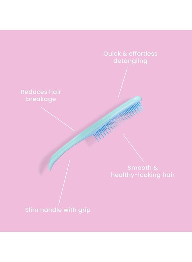 تانجل تيزر فرشاة فك تشابك الشعر الرطبة أزرق  - Image 2