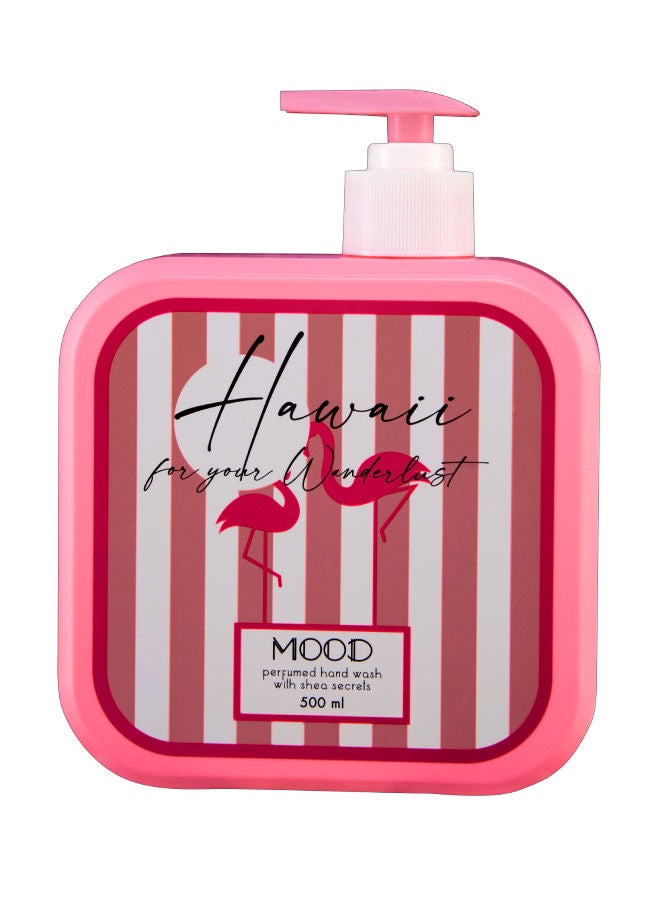 MOOD - Hand Wash Hawaii Pink 500ml - Image 1