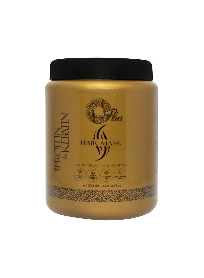 Oplus Hair Mask with Protein and Keratin 1000 ml 1000ml - Image 1