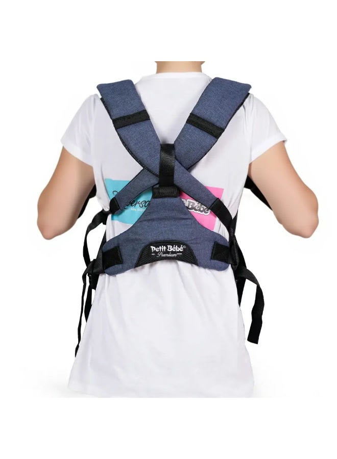 Petit bebe Baby Carrier Premium Max  Dark Blue - Image 3