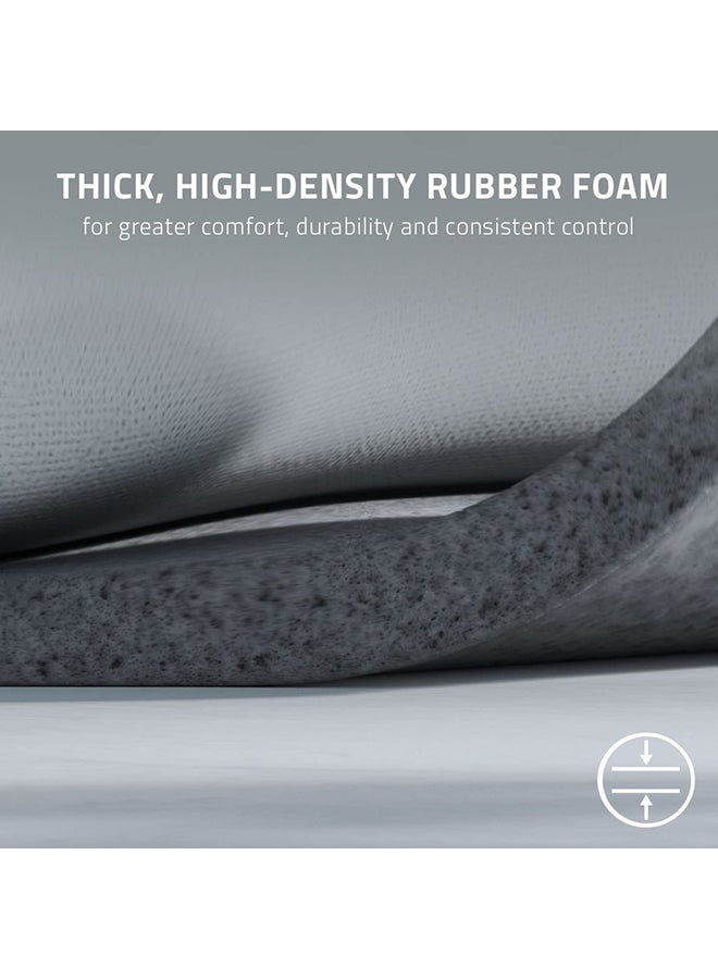 RAZER - Razer Pro Glide Soft Mouse Mat XXL Size, Thick, High-Density Rubber Foam, Textured Micro-Weave Cloth Surface, Anti-Slip Base - Mercury White - Image 1