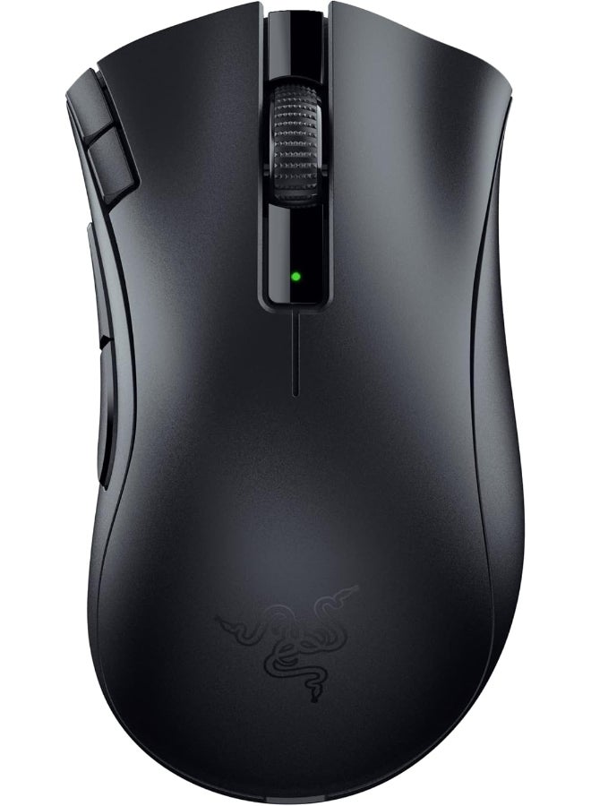 RAZER - DeathAdder V2 X HyperSpeed Wireless Gaming Mouse: Award-Winning Ergonomic Design - Ultra-Fast HyperSpeed Wireless - 7 Programmable Buttons - Gen 2 Mechanical Switches - 5G 14K DPI Optical Sensor - Image 1