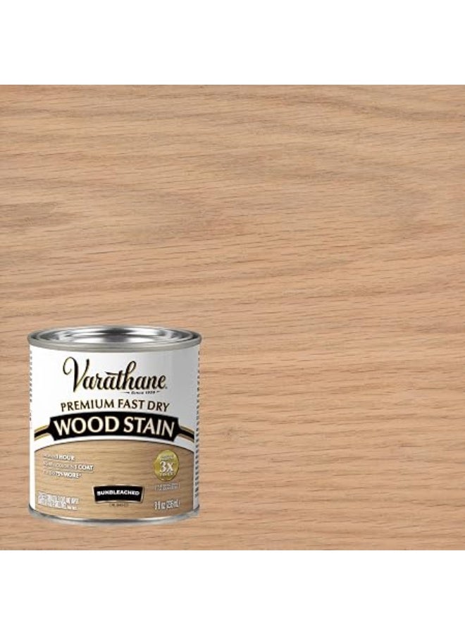 Rust-Oleum 262030 Varathane Premium Fast Dry Wood Stain, Sunbleached 236ml (Pack Of 1) Sunbleached 236ml - Image 2