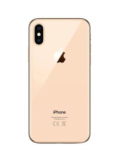 أبل مُجدد - هاتف آيفون XS ماكس بذاكرة روم سعة 64 جيجابايت ويدعم تقنية 4G LTE مع تطبيق فيس تايم بلون ذهبي  - Image 3