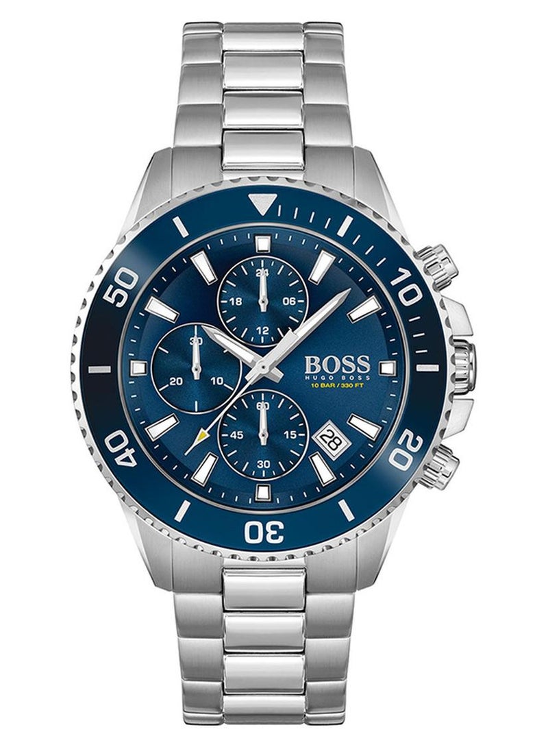 HUGO BOSS Men's Admiral  Blue Dial Watch - 1513907 - Image 1
