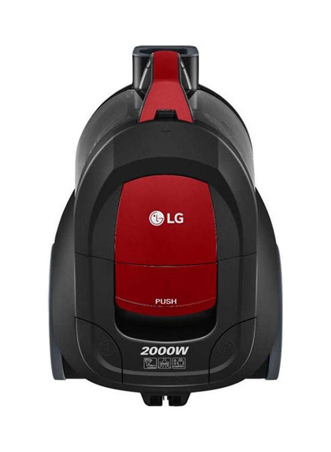 إل جي مكنسة كهربائية بحاوية 1.3 L 2000 W VC5420NNTR أسود - أحمر
