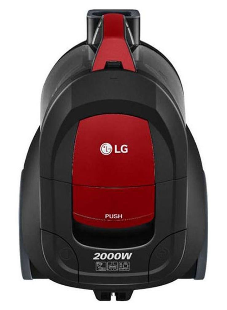 LG Electric Canister Vacuum 1.3 L 2000 W VC5420NNTR Black-Red