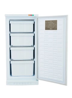 ألاسكا فريزر تذويب عمودي مع 4 أدراج 190 L UP190 أبيض  - Image 2