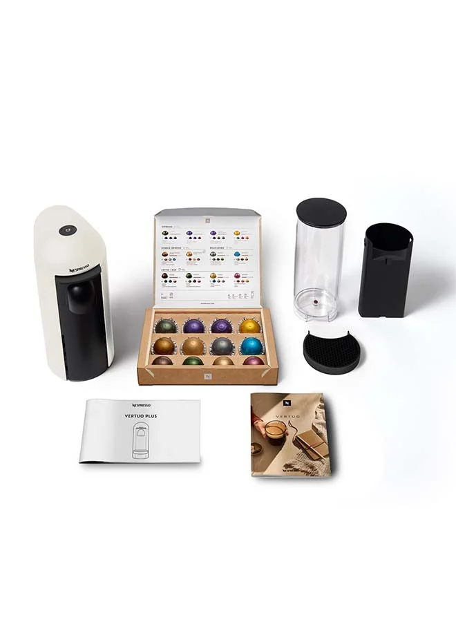 Nespresso Nespresso Vertuo Plus White, Coffee Machine 1710W 1710 W GCB2-GB-WH-NE1 White