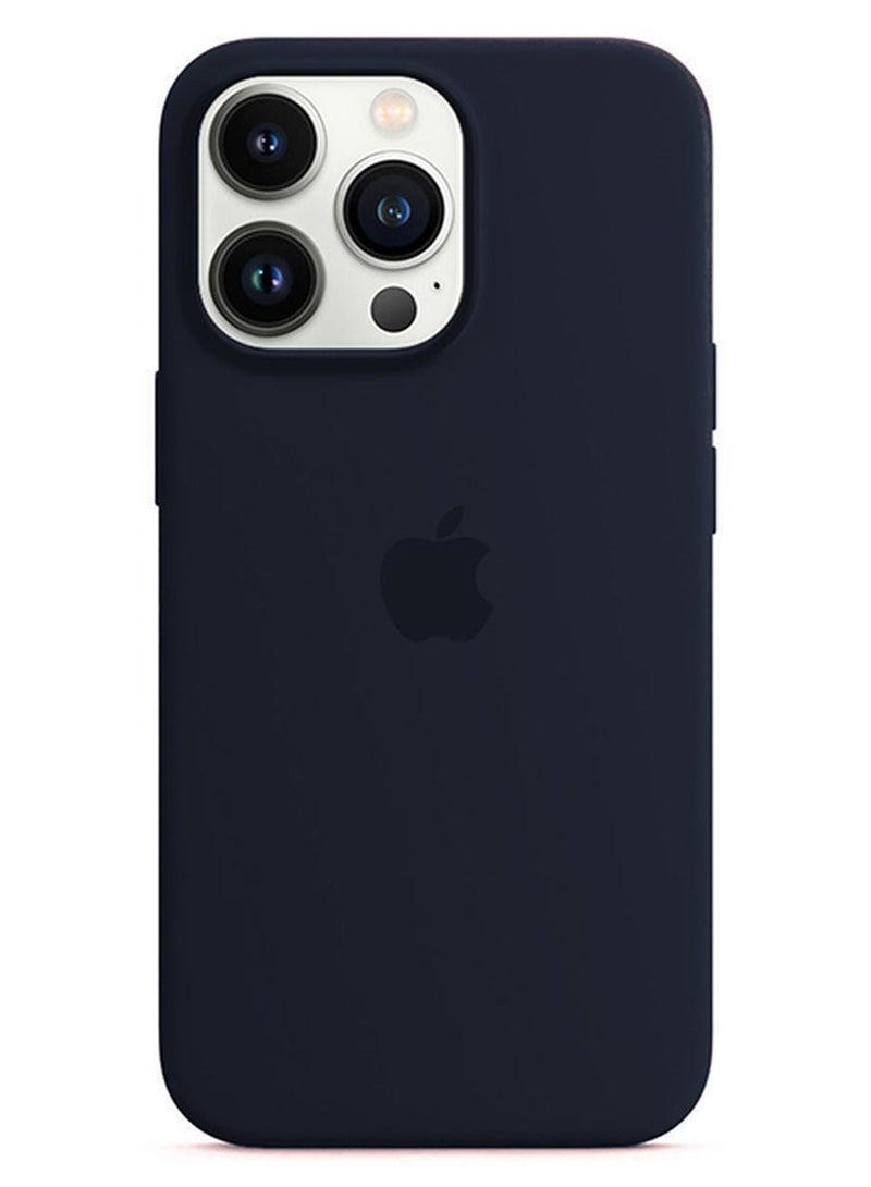 مارجون غطاء حماية واق ناعم من السيليكون لهاتف آيفون 13 برو أزرق ملكي - Image 1